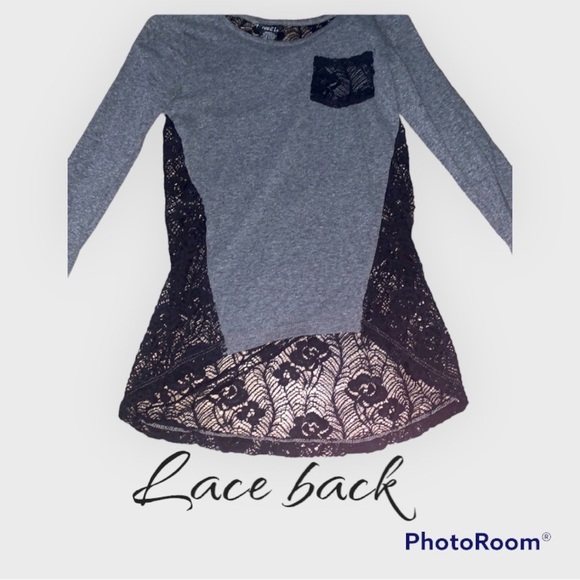 Rue 21 Long Sleeve and Lace Back and Side Cut Out. Size Small. - Picture 1 of 3